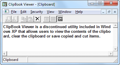 ClipBook Viewer