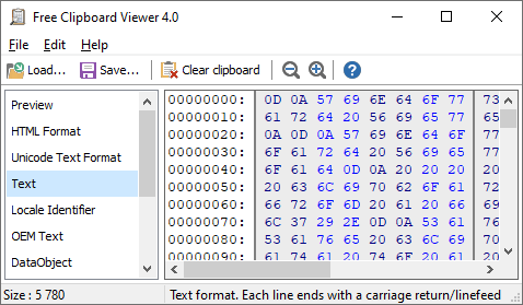 Windows Clipboard Viewer